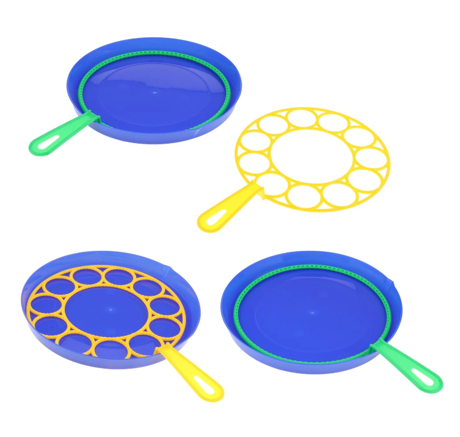 Raqueta para hacer muchas burbujas pequeñas