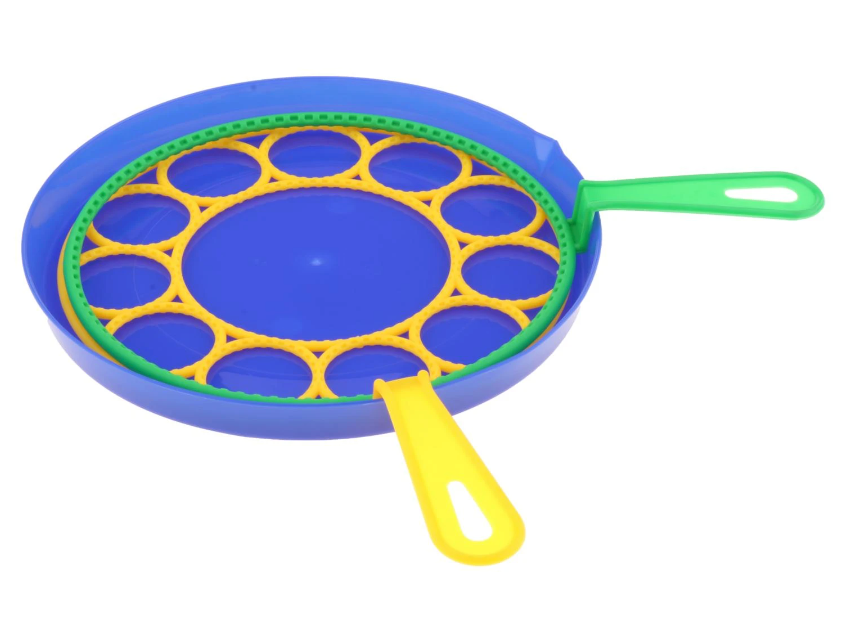 Raqueta para hacer muchas burbujas pequeñas